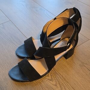 Elegant Black Strappy Heels